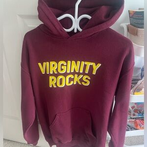 maroon and yellow Danny Duncan hoodie